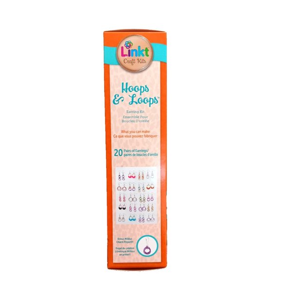 Earring Kit Hoops & Loops Linkt Craft Kit - Makes 20 Pairs Earrings! - Picture 5 of 5